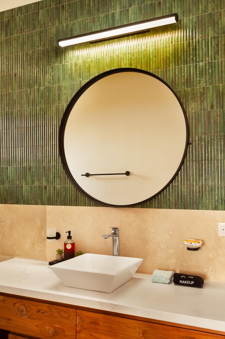 Green Tile Bathroom