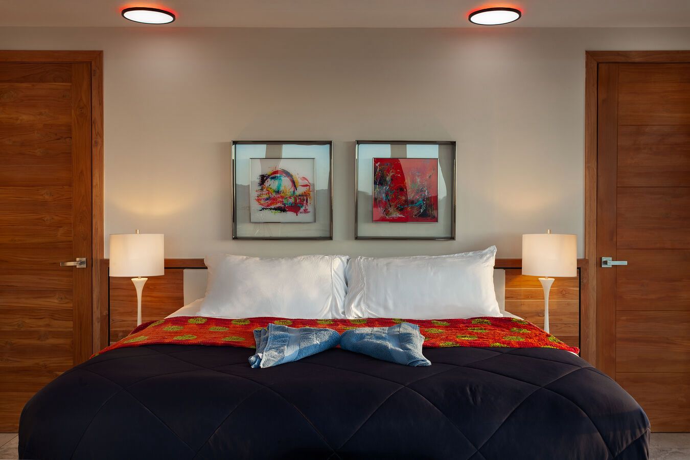 King Bedroom with Art